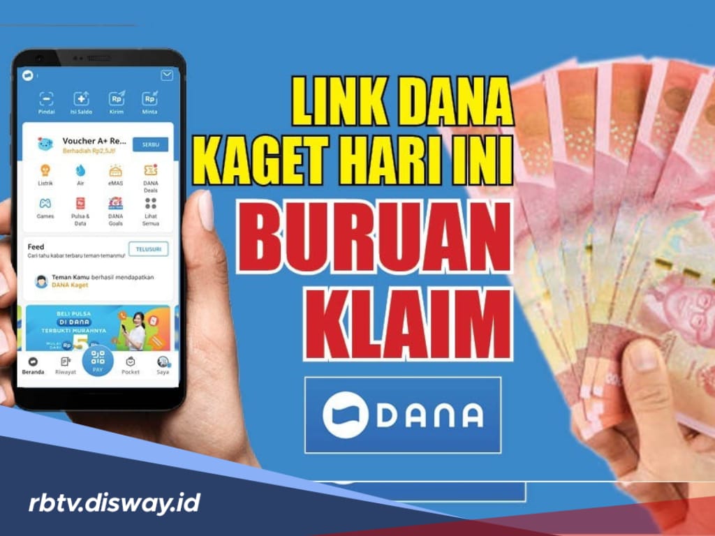 Hanya Hari Ini, Buruan Ambil Saldo DANA Kaget Rp 335 Ribu di Link Ini