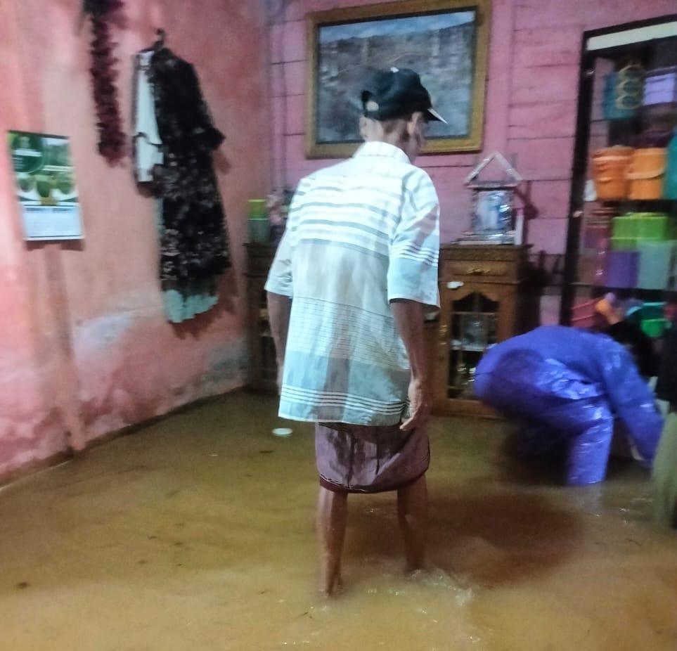 4 Kecamatan di Bengkulu Utara Terendam Banjir Akibat Hujan Deras dan Air Sungai Meluap