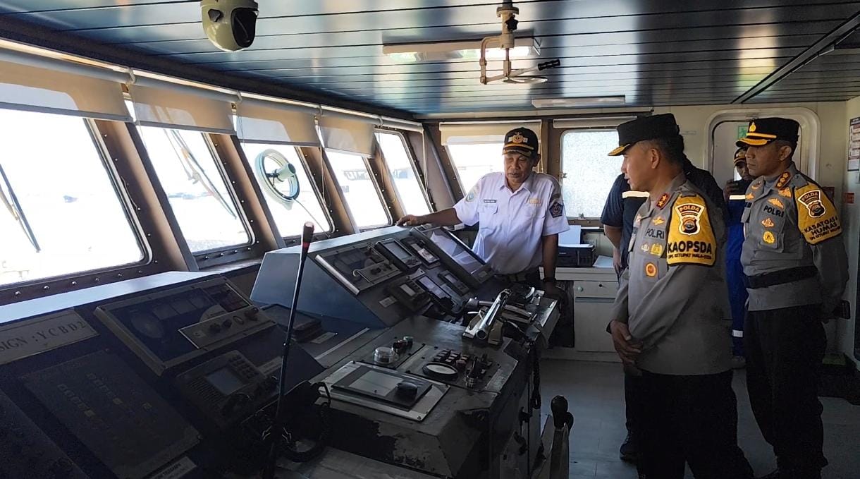 Kapolda Bengkulu Cek Kelayakan Kapal hingga Pemeriksaan Kesehatan Penumpang