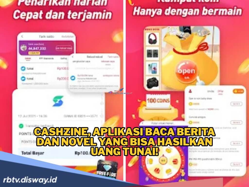 Suka Baca? Yuk Lirik Cashzine, Aplikasi Baca Berita dan Novel yang Bisa Hasilkan Uang Tunai