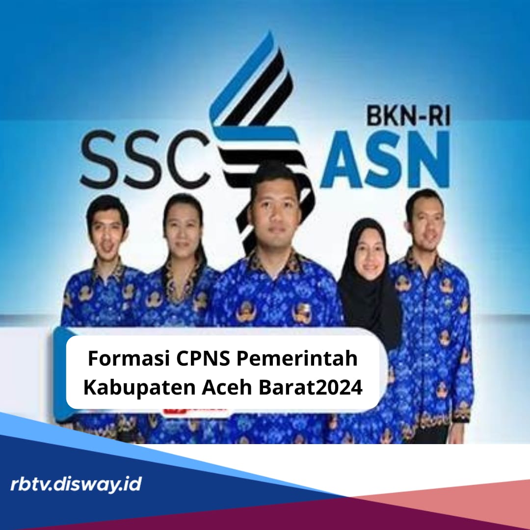 Ada 465 Formasi CPNS dan PPPK 2024 di Pemerintah Kabupaten Aceh Barat, Ini Dokumen Persyaratannya