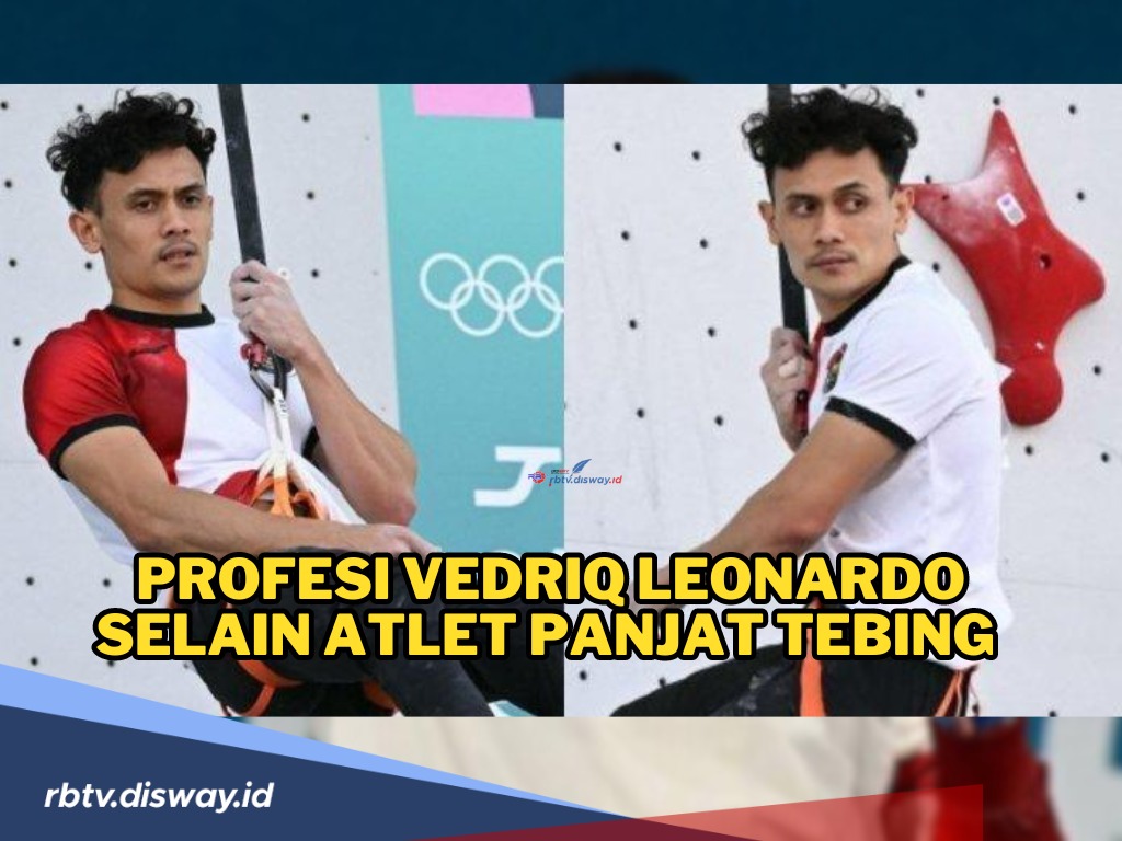 Ternyata Ini Profesi Veddriq Leonardo, Atlet Panjat Tebing yang Sumbang Medali Emas di Olimpiade Paris 2024!