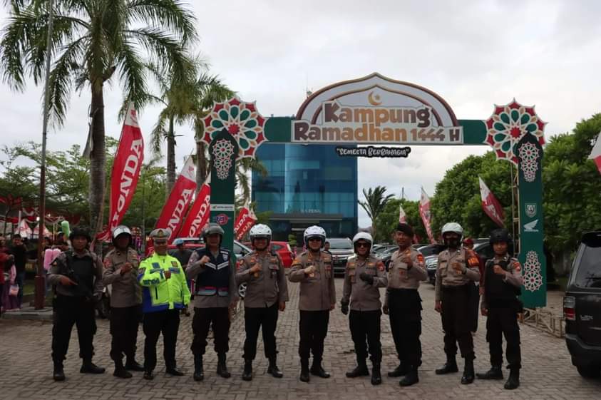 Keliling Jelang Buka Puasa, Kapolresta Singgah ke Kampung Ramadhan RBTV