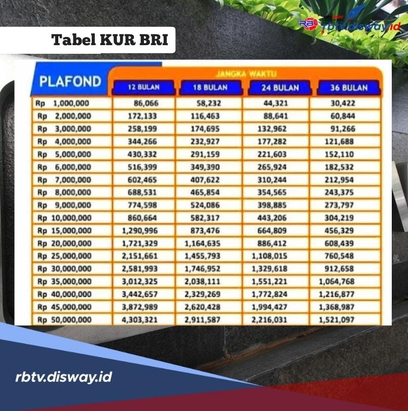 Tabel KUR BRI 2024 Rp 100 Juta, Siapkan Berkas dan Ikuti Langkah Pengajuan Berikut