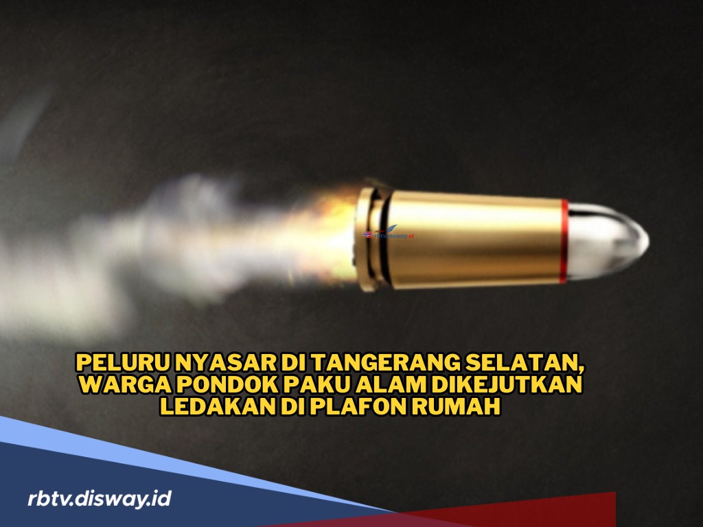  Warga Pondok Paku Alam Dikejutkan Ledakan di Plafon Rumah, Ternyata Ada Peluru Nyasar