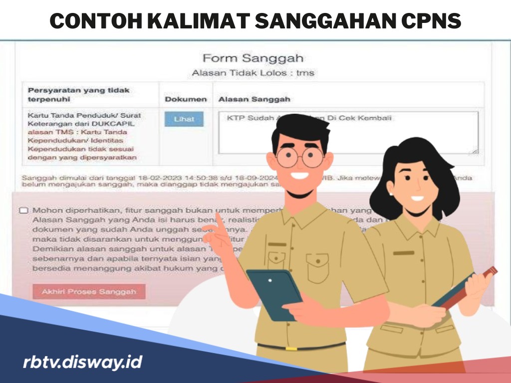 Awas Salah! Ini 8 Contoh Kalimat Sanggahan CPNS 2024, Begini Cara Ajukan Sanggah yang Benar