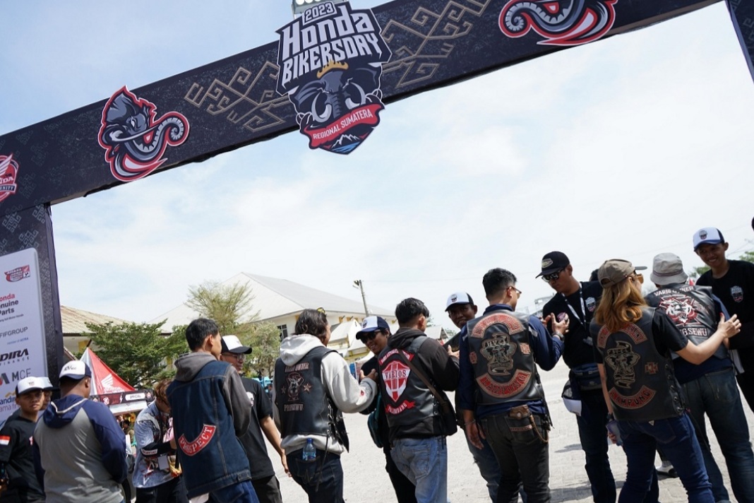 Penuh Antusias, Ribuan Bikers Honda Bersatu Merjaut Persaudaraan di HBD Regional 3 Pulau Indonesia