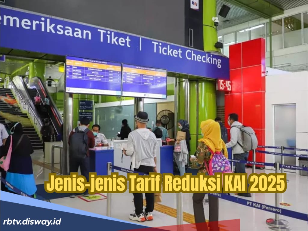 Diskon Sampai 50 Persen, Ini Jenis-jenis Tarif Reduksi KAI 2025, Lengkap Cara Aksesnya