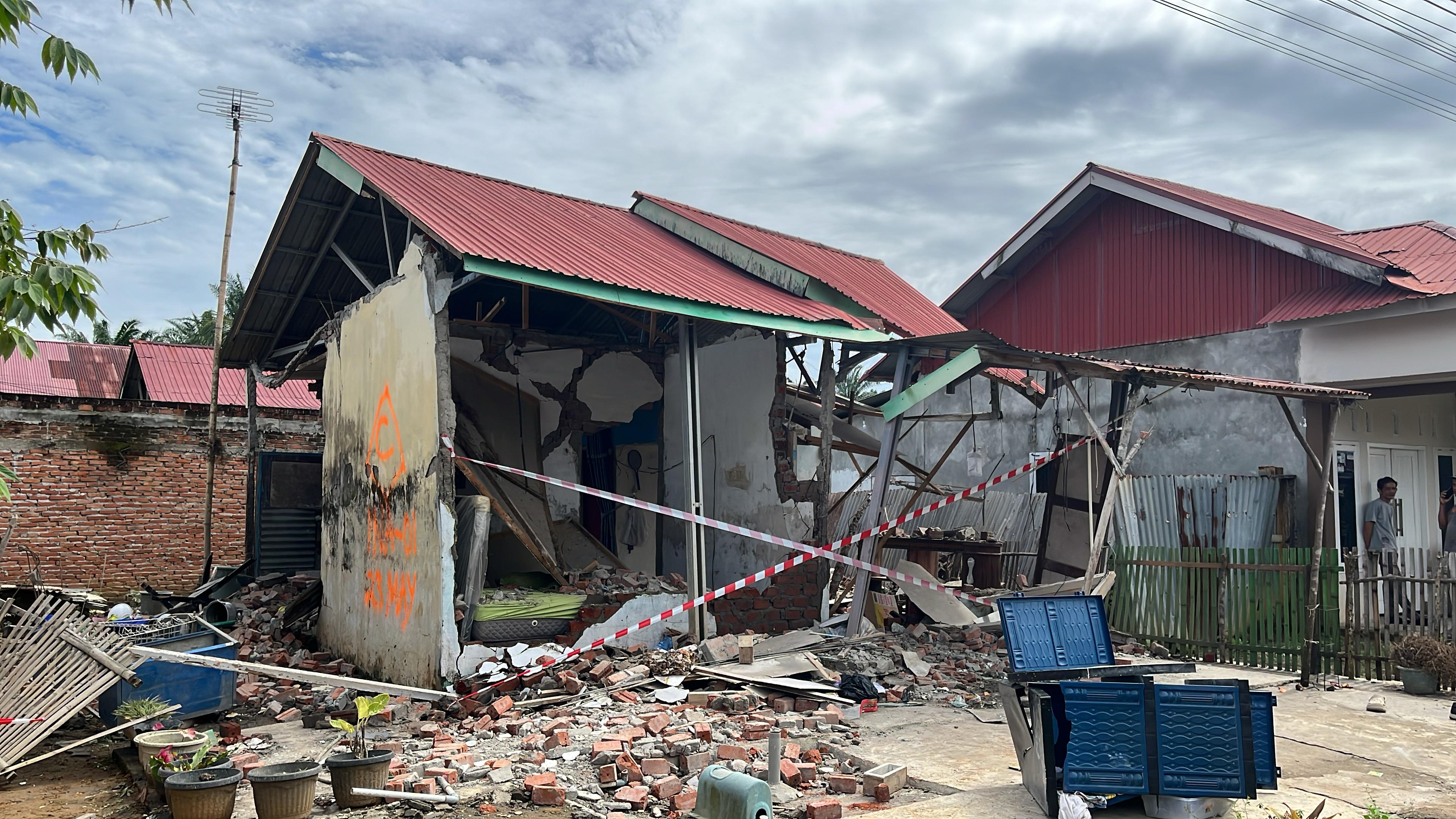 Update hingga Sabtu 24 Mei, Terdata 243 Unit Rumah Rusak di Kelurahan Betungan Kota Bengkulu Dampak Gempa