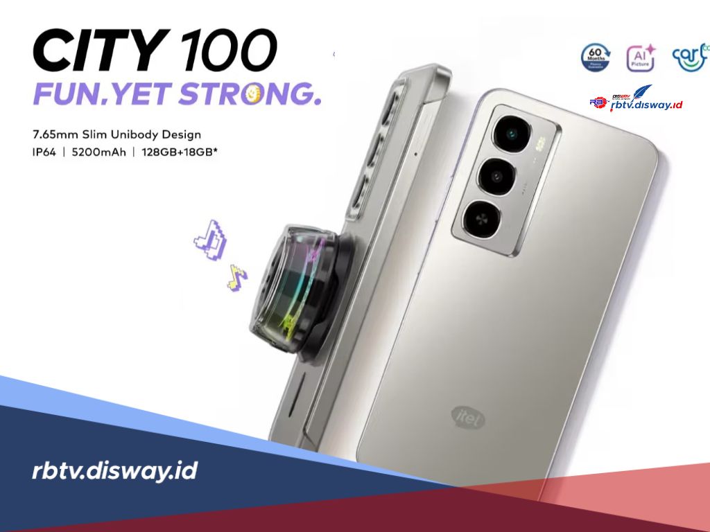 Itel City 100 Siap Meluncur Awal Mei, Spek Ngebut dan Harga Cuma Rp 1 Jutaan