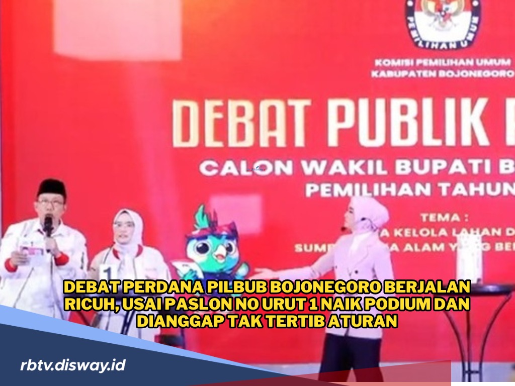 Kronologi Debat Perdana Pilbub di Bojonegoro Ricuh, Ini Kata KPU Jatim