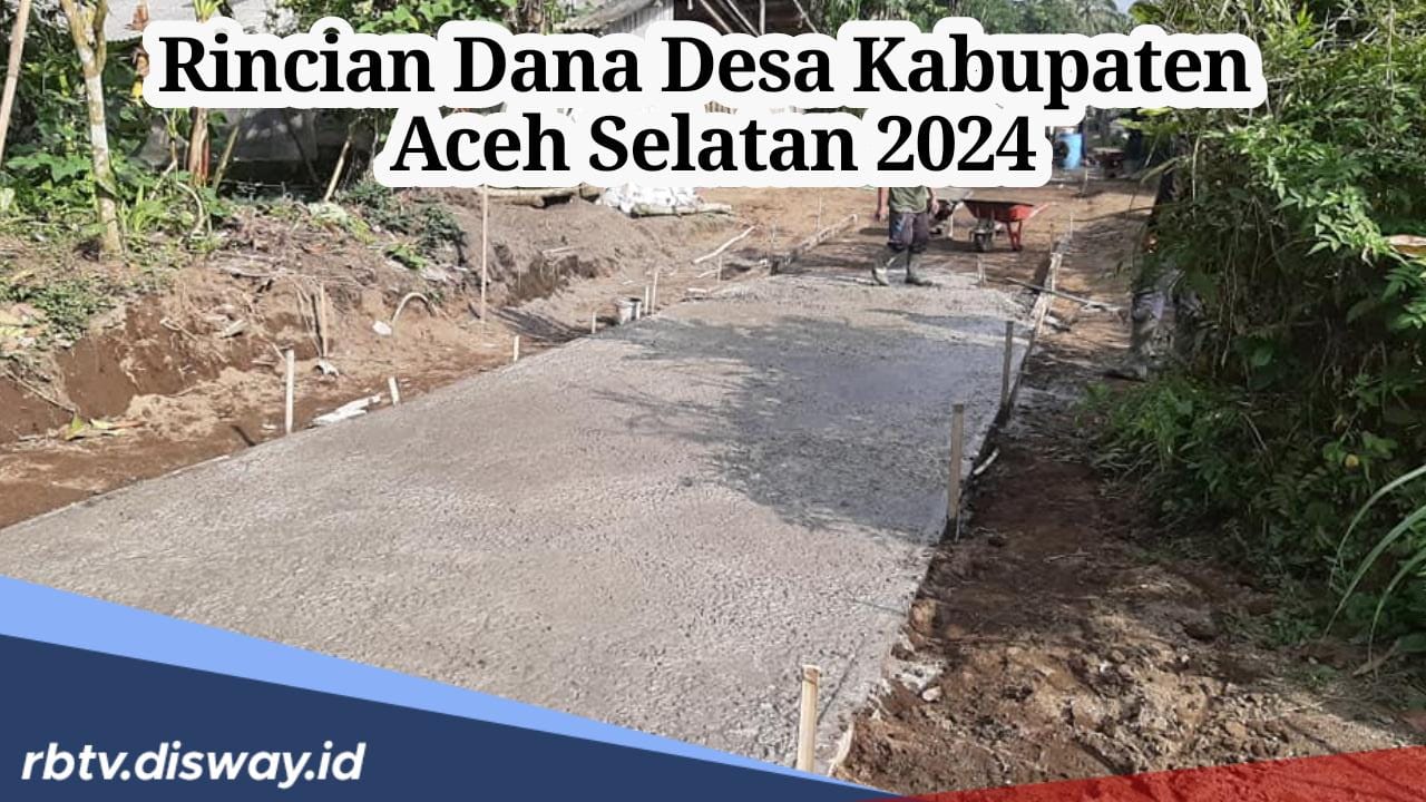 Rincian Dana Desa di Kabupaten Aceh Selatan Tahun 2024, dari 260 Desa Adakah yang Dibawah Rp 500 Juta?