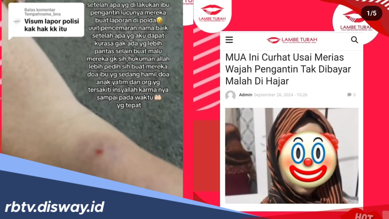 Viral, Curhatan Seorang MUA Habis Merias Pengantin Bukannya Terima Upah Malah Terima Pukulan