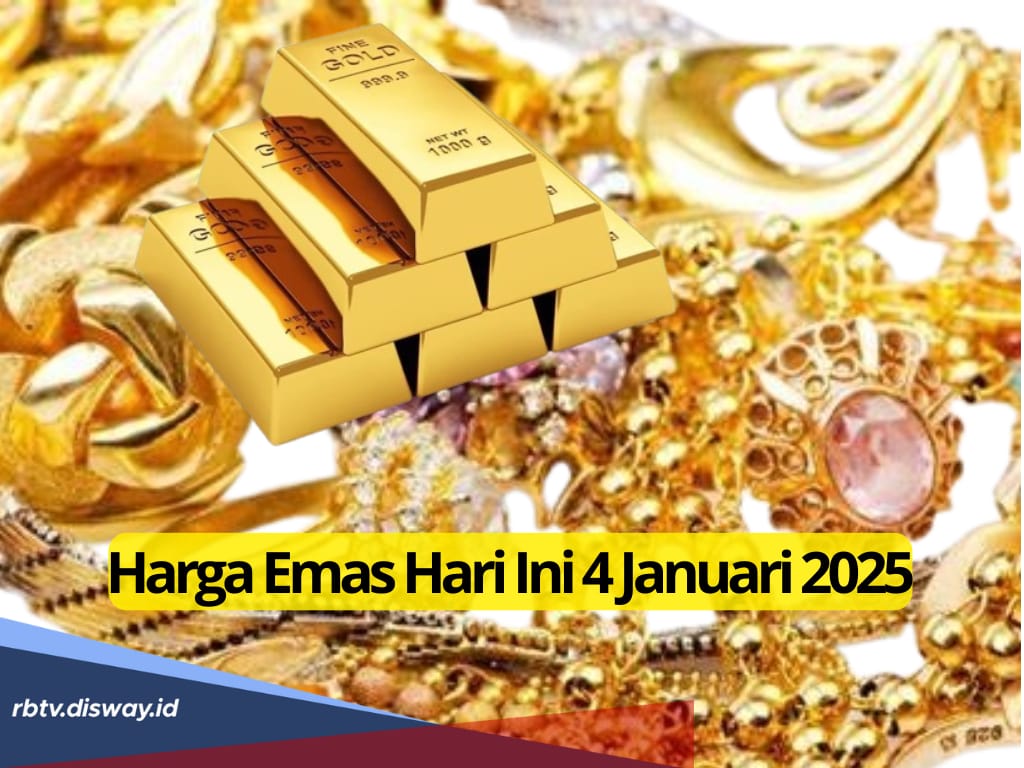 Melambung Tinggi di Akhir Pekan! Cek Update Harga Emas Hari Ini 4 Januari 2025