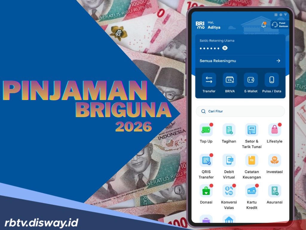 Pinjaman BRIguna Bisa Cair dalam 15 Menit? Ini Dokumen dan Cara Pengajuan Lewat BRImo