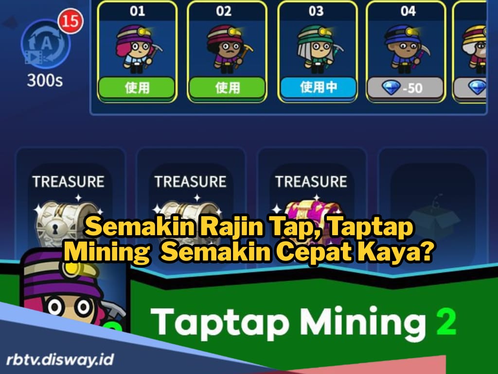 Semakin Rajin Tap di Aplikasi TapTap Mining Semakin Cepat Kaya, Benarkah? 