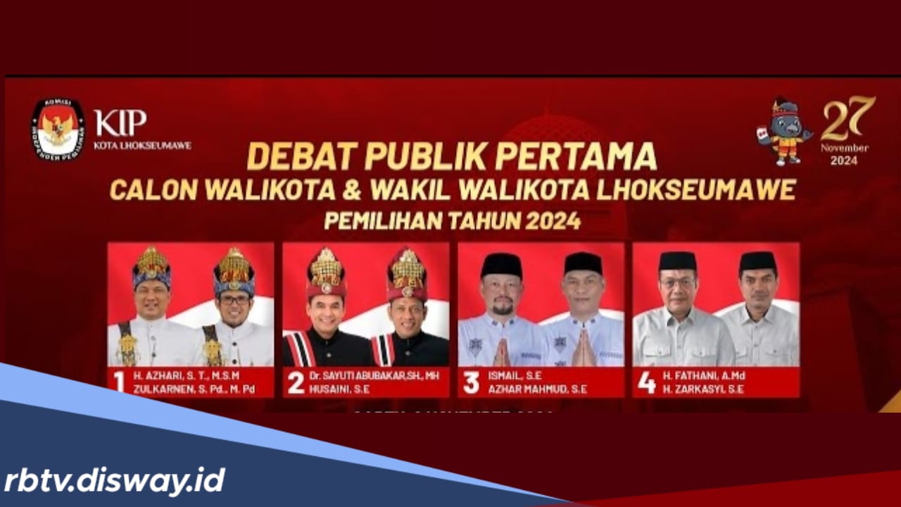 Hasil Perolehan Suara Sementara Pilwalkot Lhokseumawe 2024