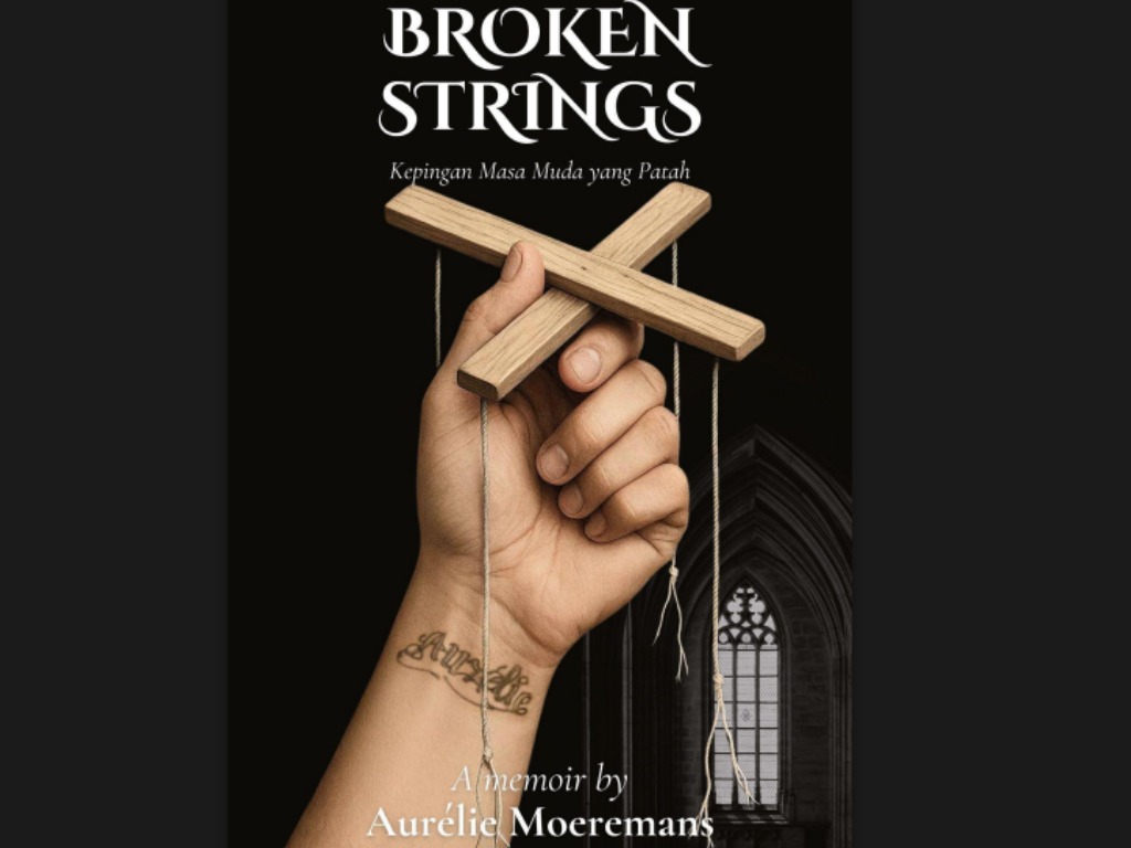 Bedah Kisah Pilu Aurelie Lewat Sampul Buku Broken Strings: Fragments of a Stolen Youth