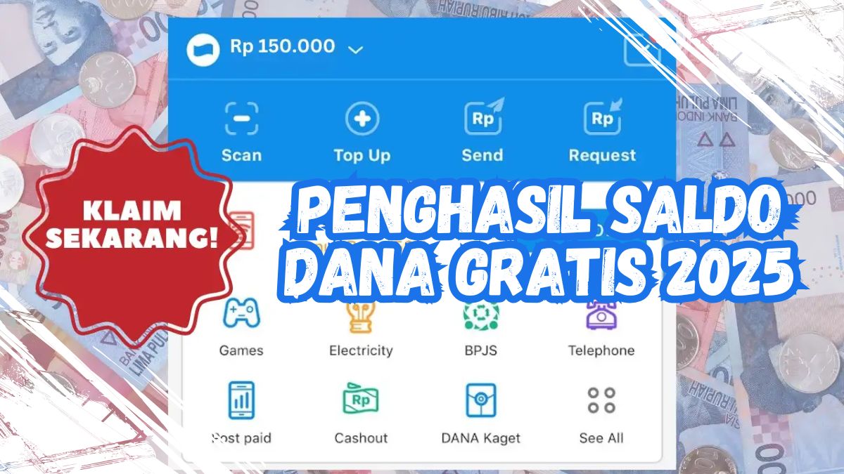 Tidak Pakai Jampi, Uang Saldo DANA Gratis Sabtu 15 Februari Masuk ke Akunmu