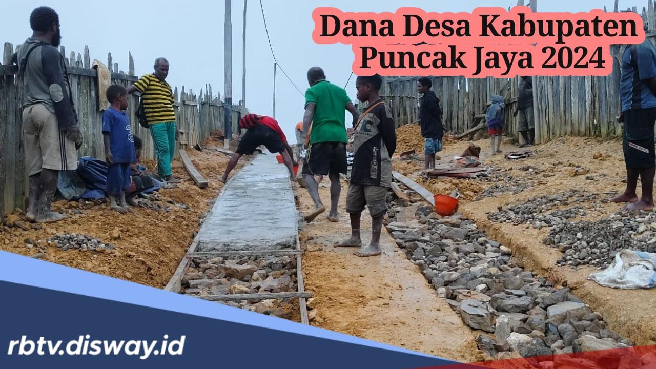 Kucuran Dana Desa Kabupaten Puncak Jaya 2024, Segini Rincian Tiap Desanya