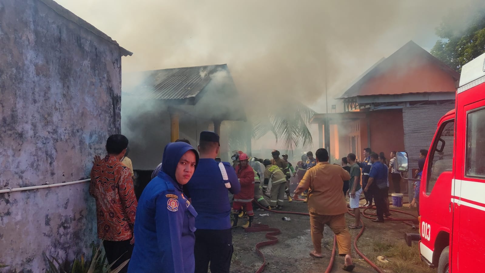 Rumah Kontrakan Milik Caleg Terbakar, Sejumlah Barang Penghuni Rumah Hangus