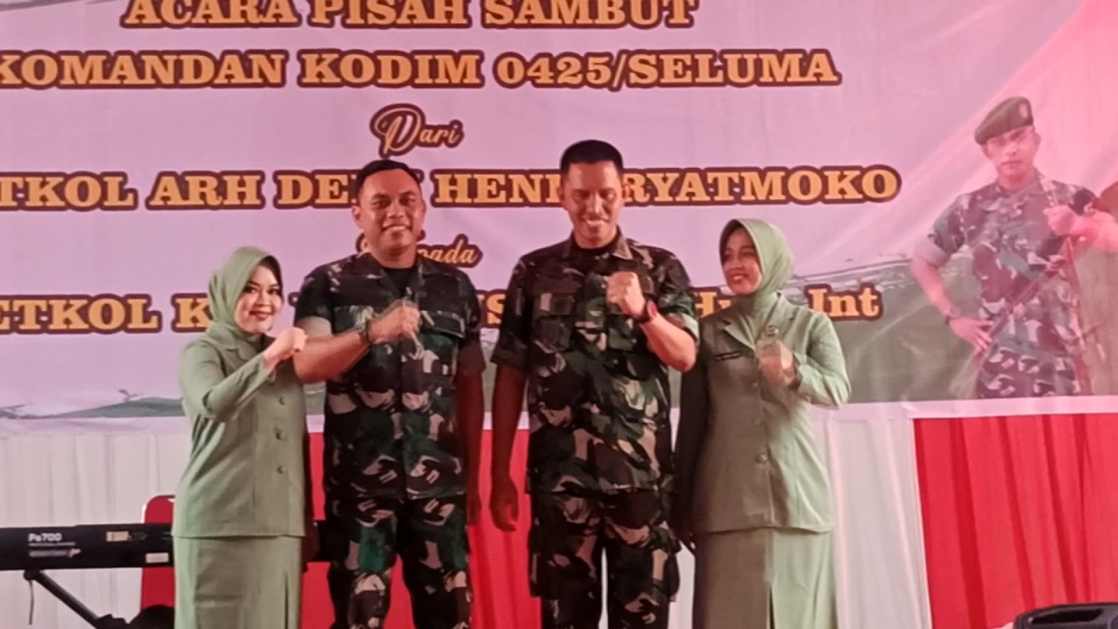 Pisah Sambut Dandim 0425 Seluma, 2 Tahun Menjabat, Letkol Arh Dedy Hendaryatmoko Pamit