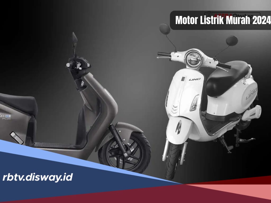 8 Rekomendasi Motor Listrik Murah 2024, Jarak Tempuh Tembus hingga 80 Km