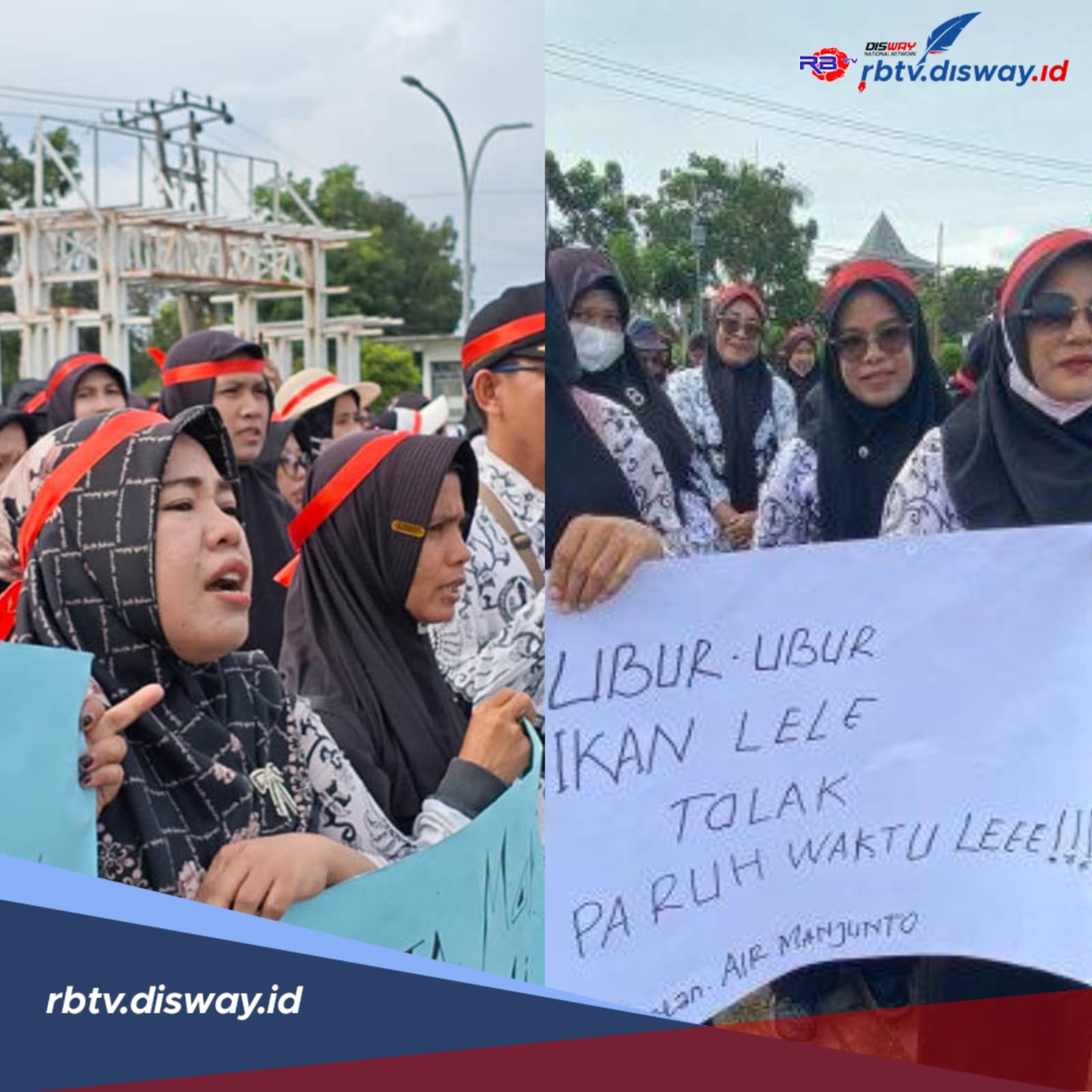 Ratusan Honorer Aksi di Kantor Bupati dan DPRD Mukomuko, Honorer: Kerja Full tapi Status Paruh Waktu