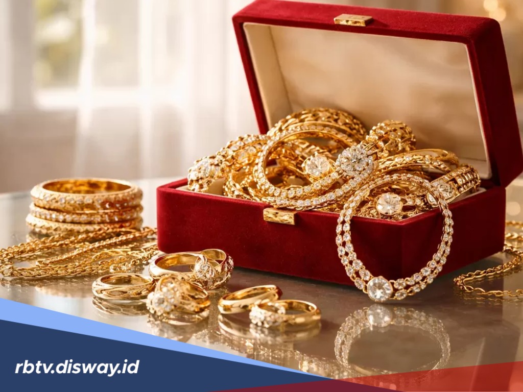 Update Harga Emas Perhiasan Hari Ini Stabil, Berikut Daftar Harga Berdasarkan Kadar dan Karatnya