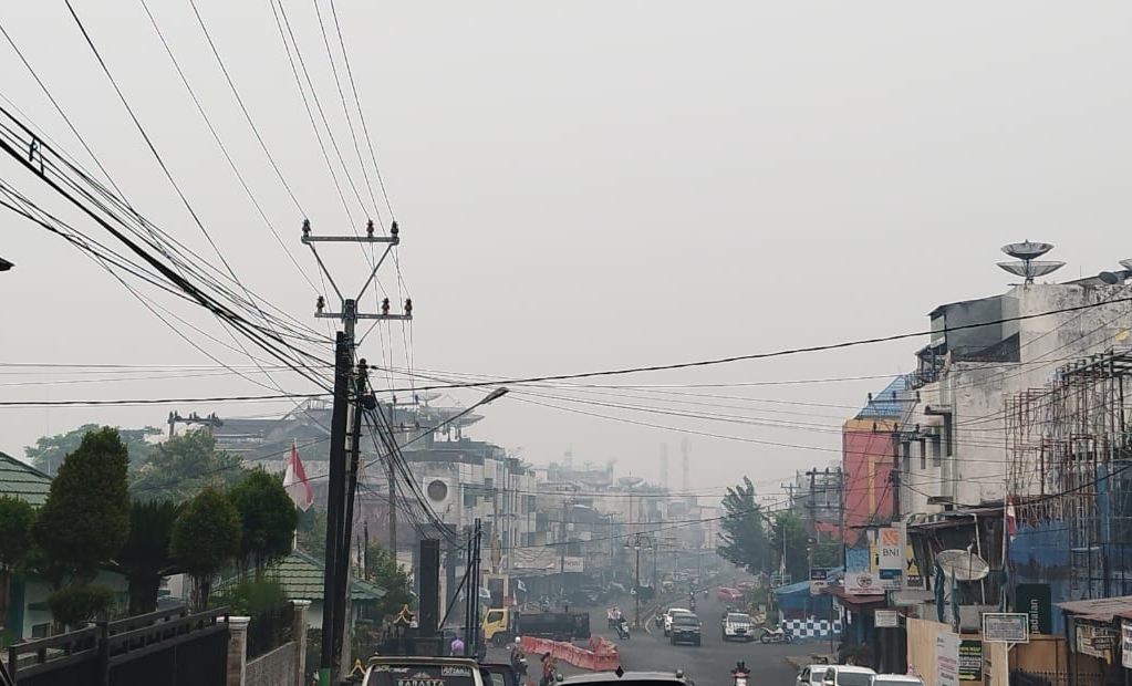 Kabut Asap Selimuti Kota Curup, Jarak Pandang Terbatas