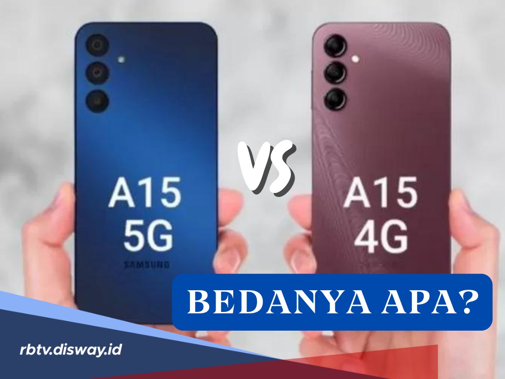 Kembar Tapi Tak Identik, Ini Perbedaan spesifikasi Samsung galaxy A15 dengan A15 5G yang Resmi Rilis Bersamaan