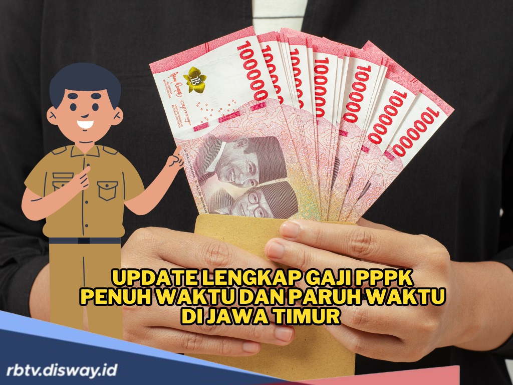Rincian Gaji PPPK Penuh Waktu dan Paruh Waktu di Jawa Timur, Daerah Mana Tertinggi?