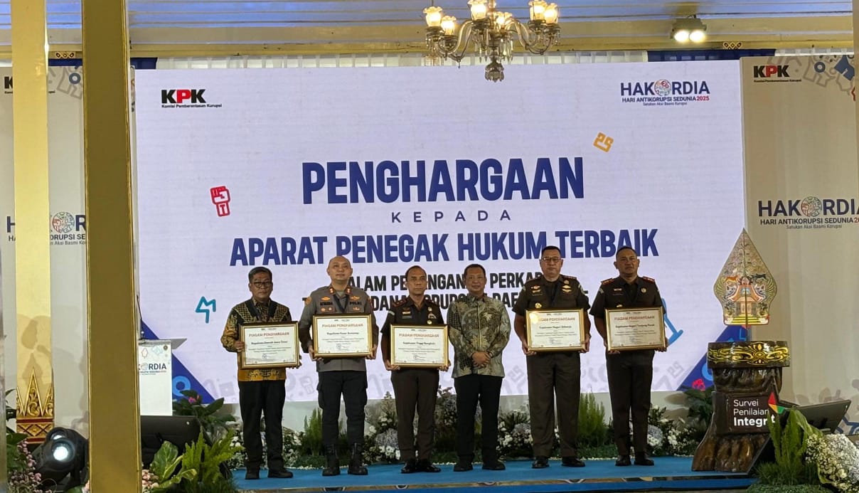 MANTAP!!! Kejati Bengkulu Raih Peringat 1 Nasional Penanganan Perkara Tipikor 2025