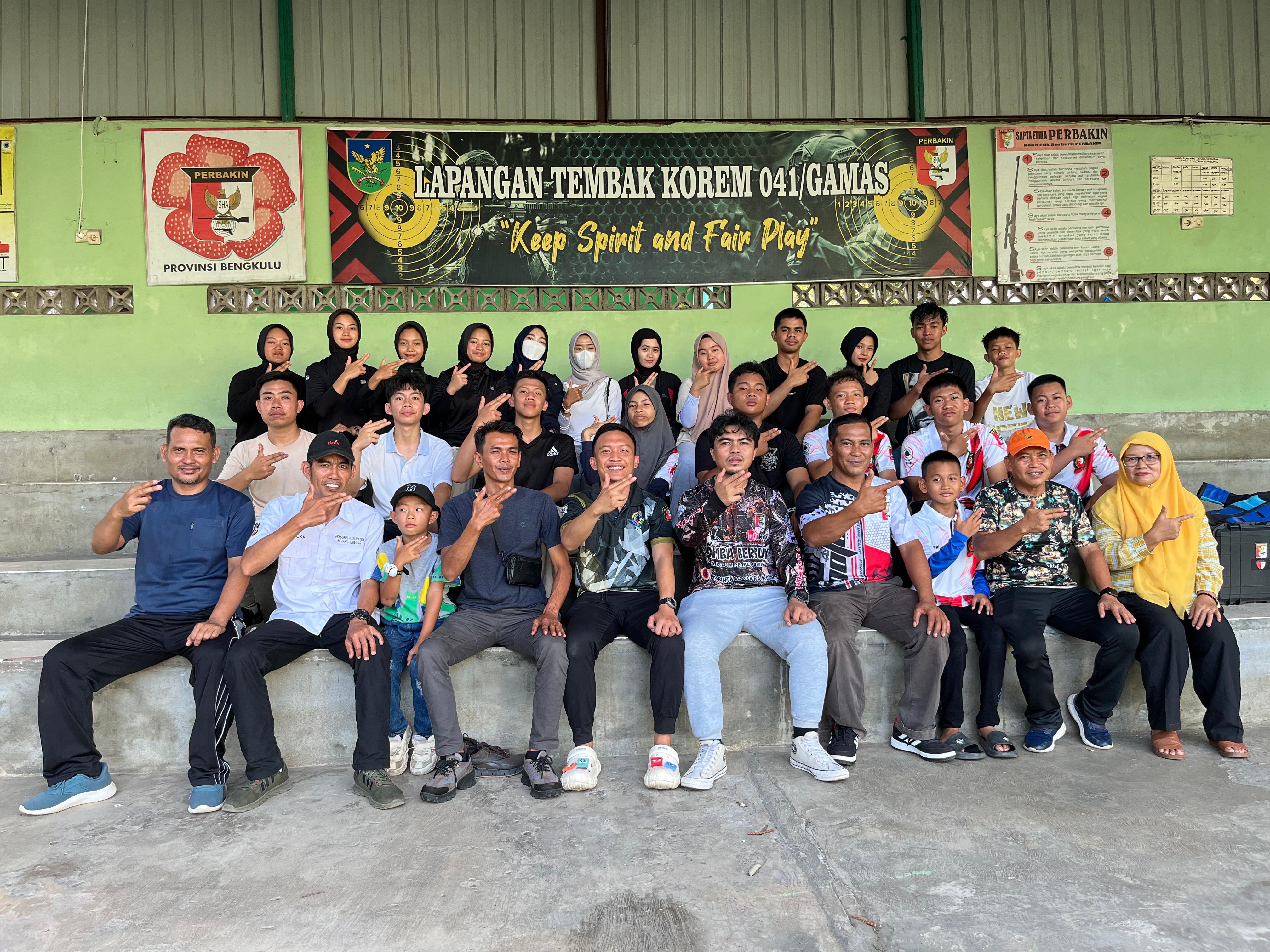 Siap Berlaga di Popnas 2025, Perbakin Bengkulu Gembleng Atlet Menembak Lewat Latihan Gabungan