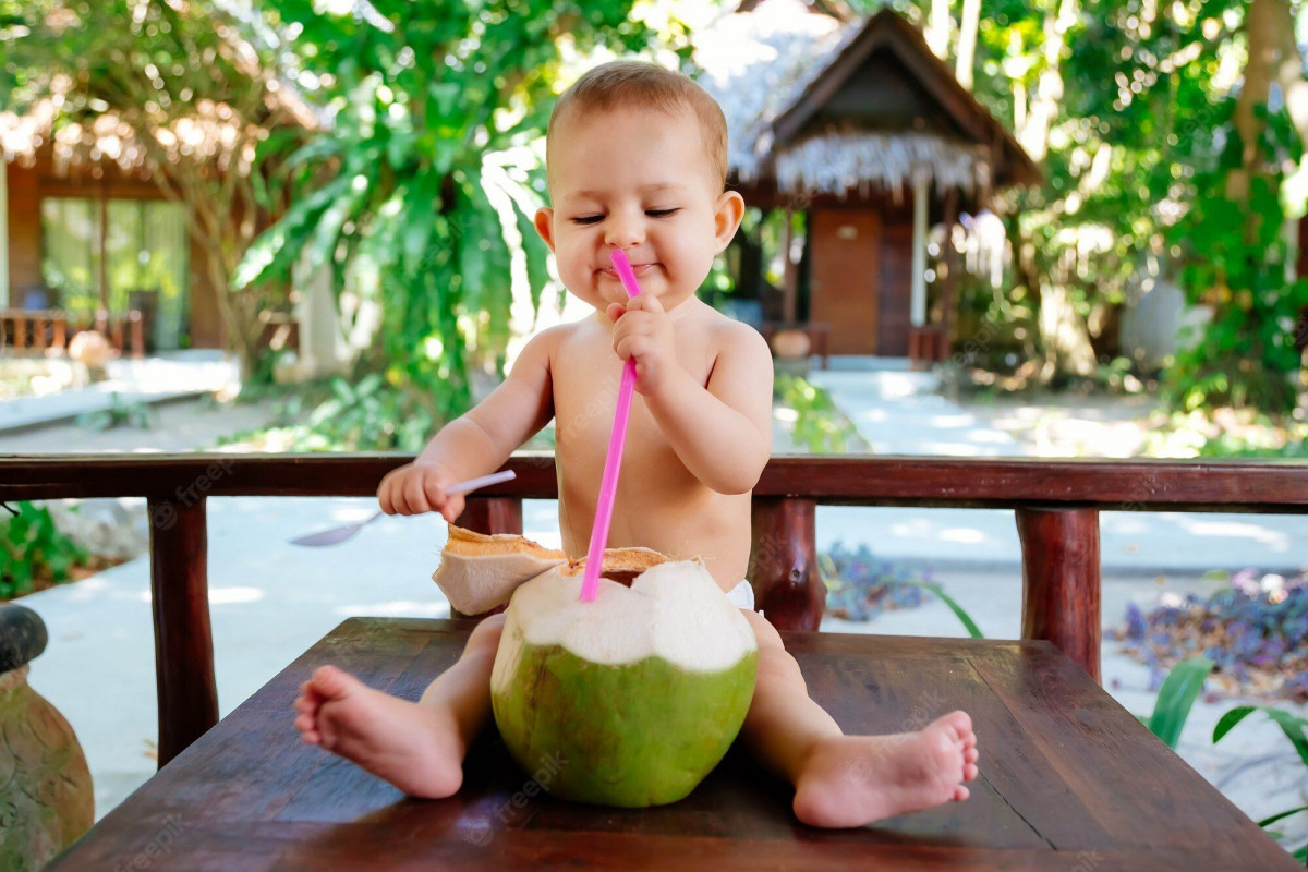 Konsumsi Air Kelapa Hijau Mampu Turunkan Demam Anak dan Bagus untuk Hobi Kaum Pria di Nomor 4