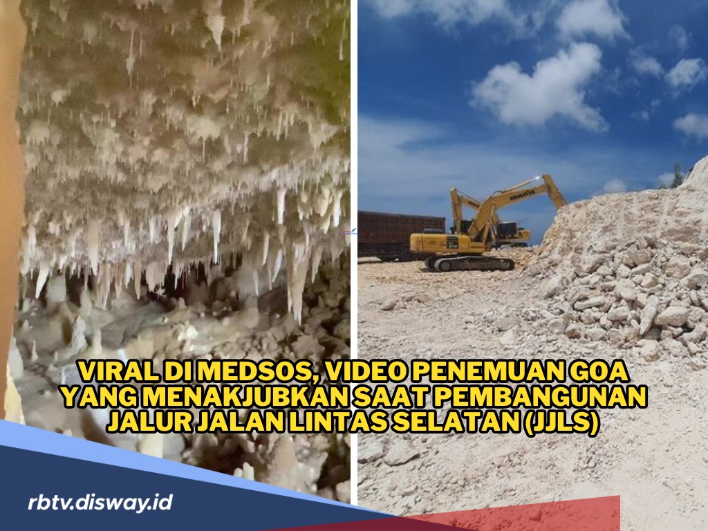 Pekerja Proyek JJLS Tak Sengaja Temukan Goa yang Menakjubkan, Ini Penampakannya