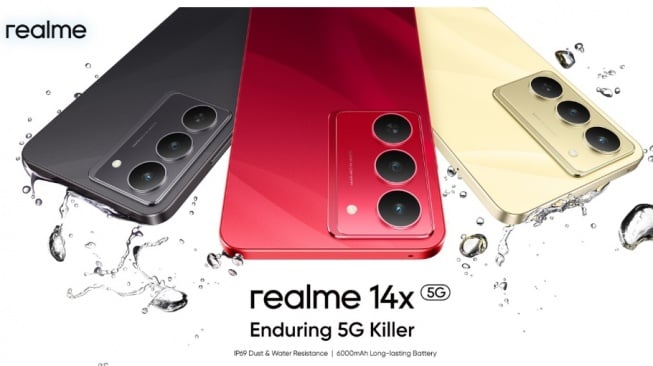 Realme 14x 5G Resmi Meluncur dengan Chipset MediaTek 6300 dan Kapasitas Baterai 6000 mAh   