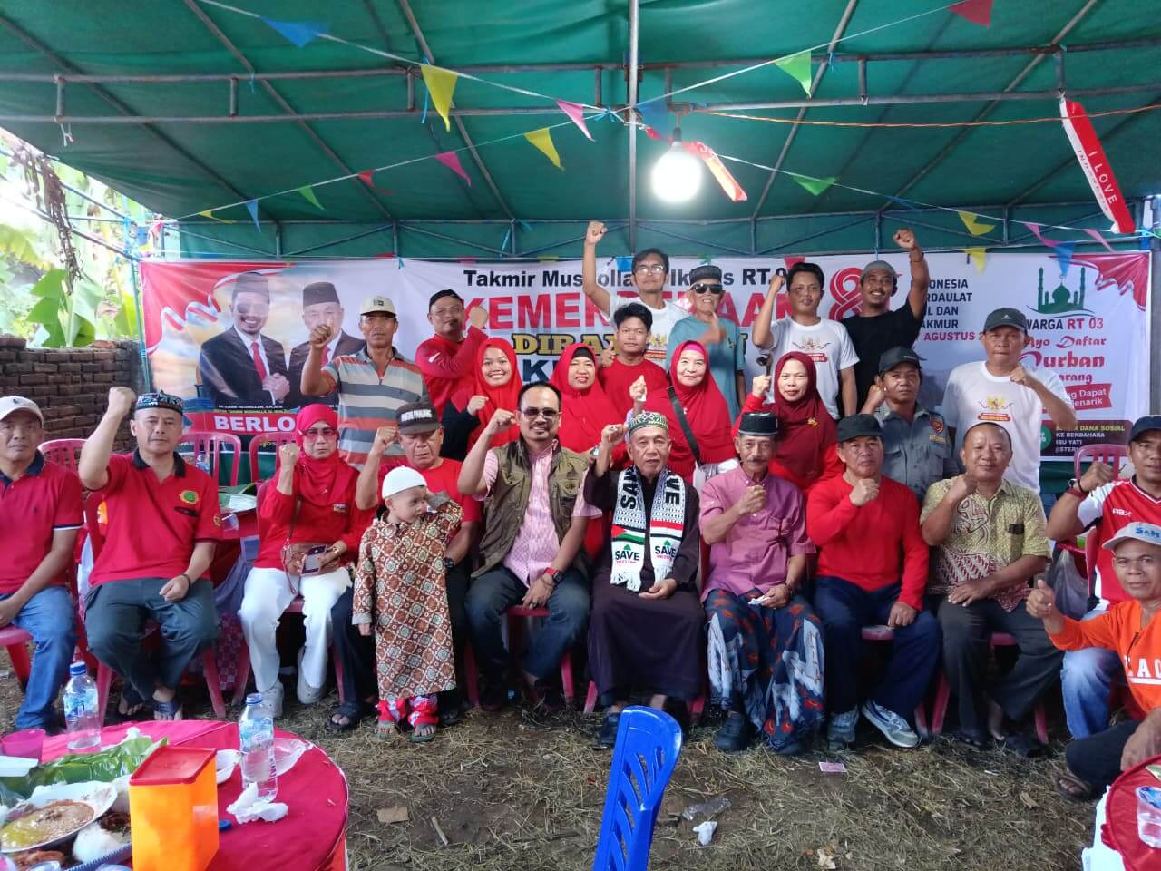 HUT RI Ke-81: Warga RT 03 Padang Nangka Kota Bengkulu Buktikan Kuatnya Persatuan