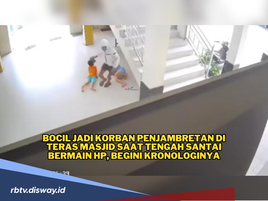 Asyik Main Hp di Teras Masjid, Bocah Ini Jadi Sasaran Jabret, Begini Kronologinya