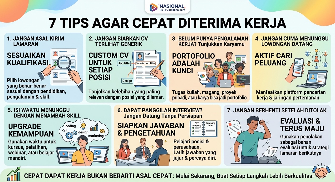Ingin Cepat Diterima Kerja? Ini 7 Tips yang Bisa Kamu Coba