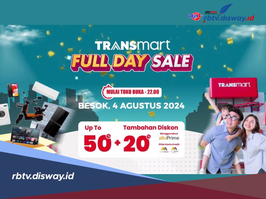 Buruan Serbu, Ada Diskon di Transmart 4 Agustus 2024, Cek Daftarnya Disni