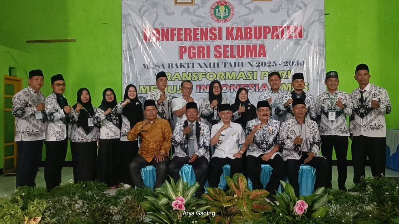 Konferensi PGRI Kabupaten Seluma Masa Bakti XXIII Tahun 2025-2030, Umardin Masih Diminta Jabat Ketua PGRI