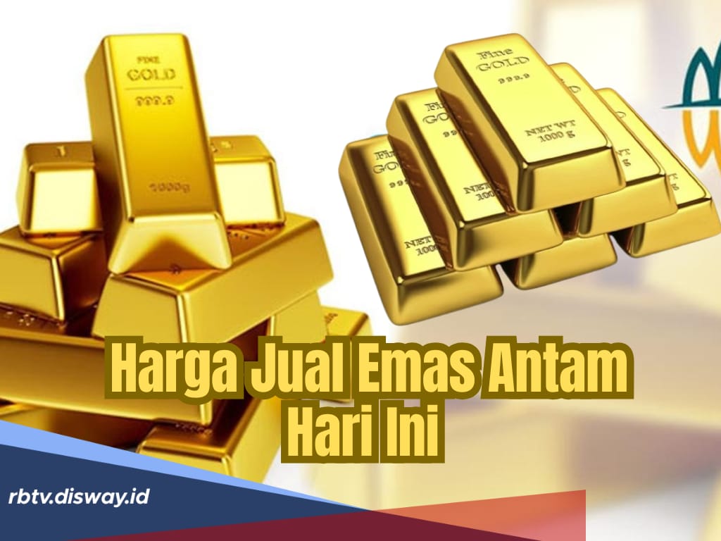 Merosot, Segini Harga Jual Logam Mulia Emas ANTAM Hari Ini Sabtu 3 Mei 2025