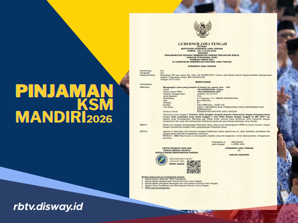 Gadai SK PNS Bisa Cair Rp 1,5 Miliar? Begini Prosesnya Lewat KSM Mandiri