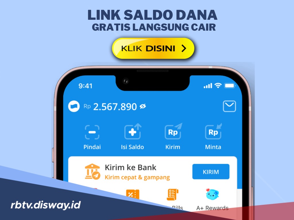 Link Saldo DANA Gratis Langsung Cair Hari Ini Senin Manis! Hanya untuk 5 Orang Tercepat