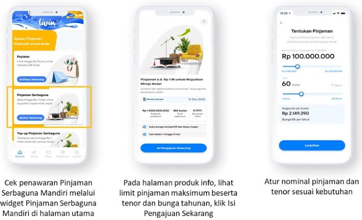 Cara Ajukan Pinjaman Online di Livin, Dana Langsung Cair ke Rekening Mandiri