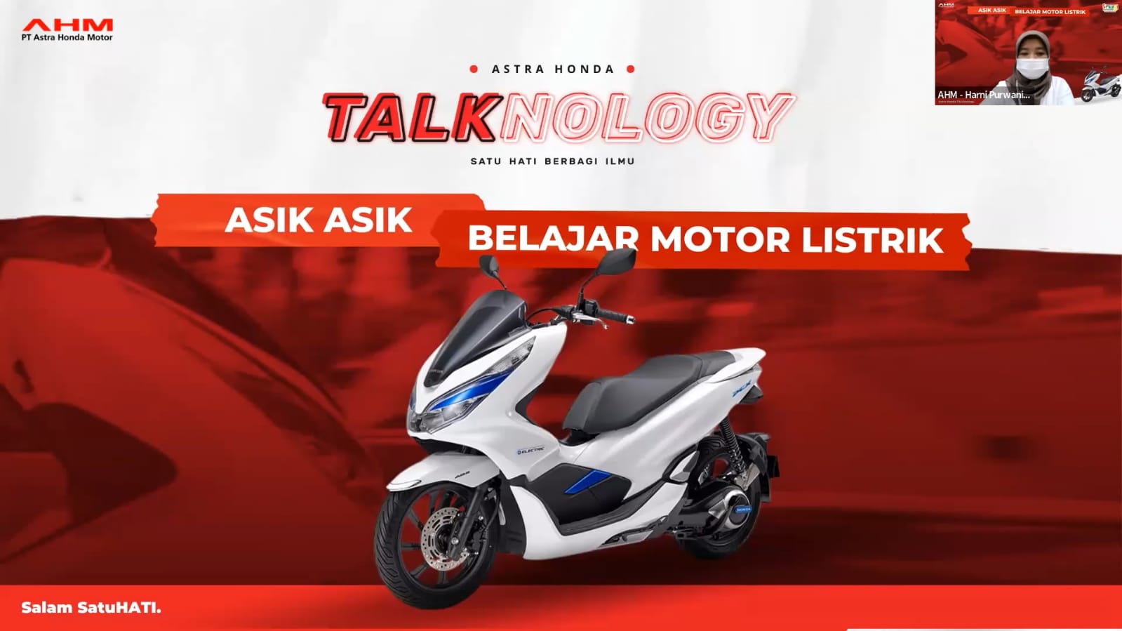 662 Guru SMK Belajar Motor Listrik Bareng AHM