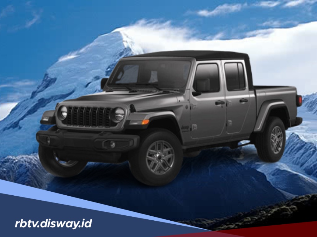 Tampil Gagah, Jeep Gladiator Sport Hadir di Pasar Indonesia, Segini Harganya