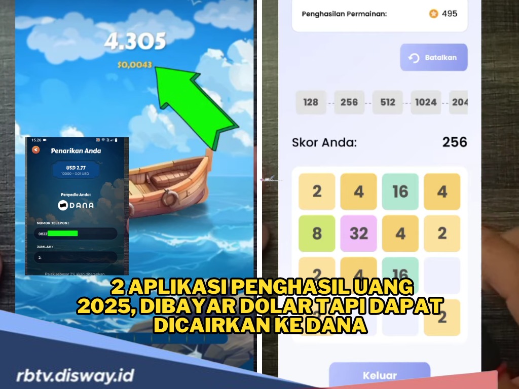 Mantap Banget! 2 Aplikasi Penghasil Uang 2025, Dibayar Dolar tapi Dapat Dicairkan ke DANA