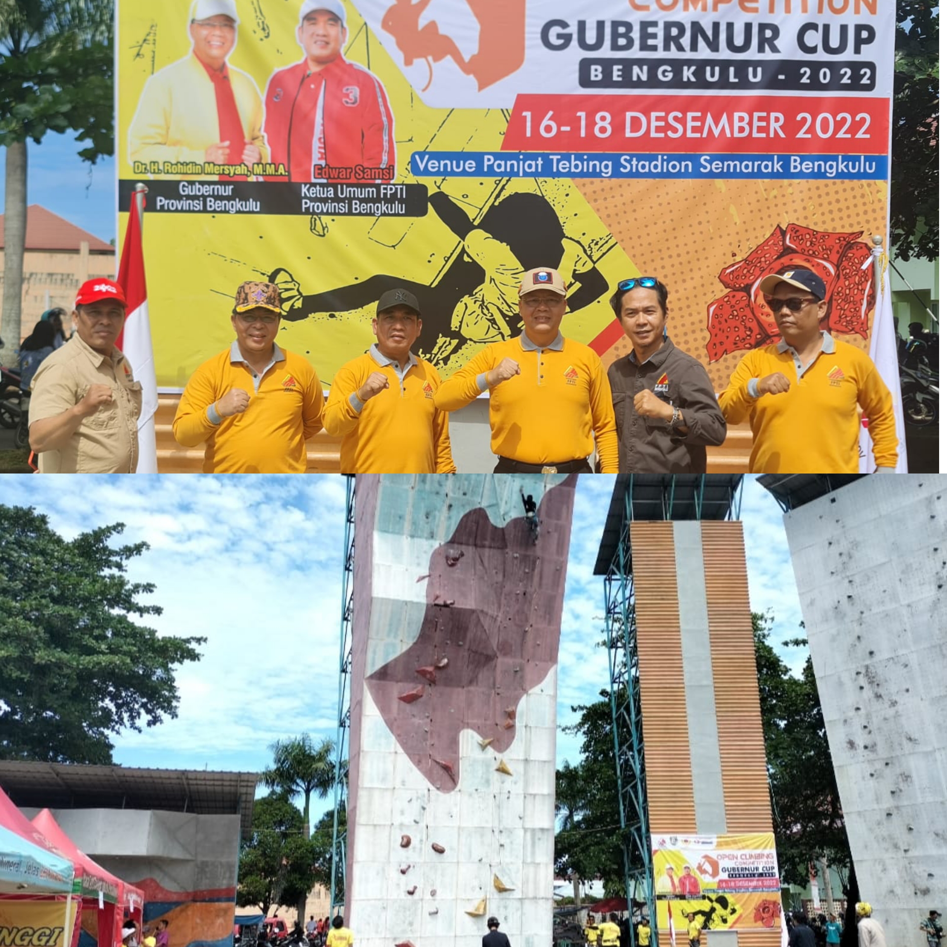 Rebut Piala Gubernur Bengkulu, 80 Peserta Ikuti Kompetisi Terbuka Panjat Tebing